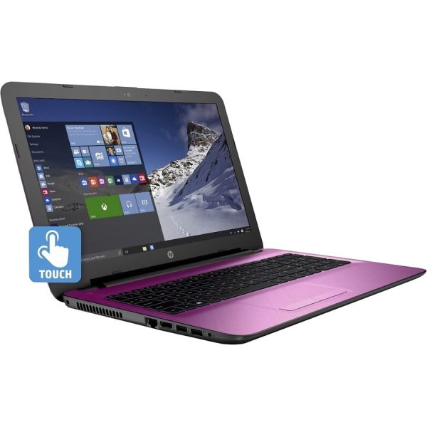 HP 15-ac100 15-ac141ds 15.6" Touchscreen Notebook - 1366 x 768 - Intel Celeron N3150 Quad-core (4 Core) 1.60 GHz - 4 GB Total RAM - 1 TB HDD - Luminous Rose