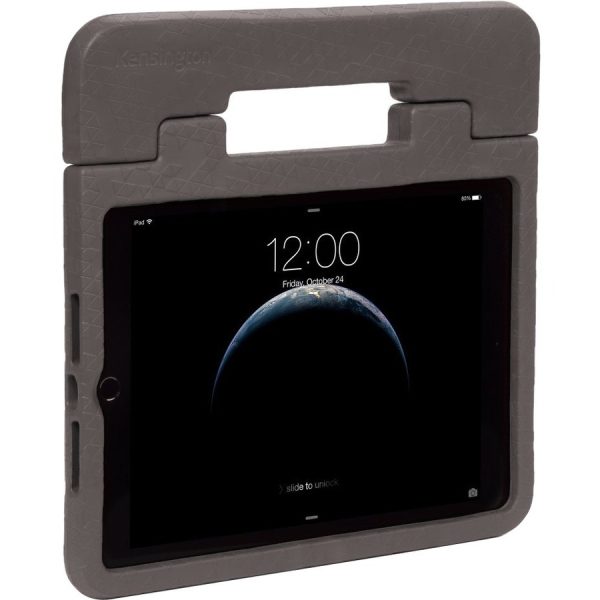 Kensington SafeGrip Carrying Case for iPad (2017 & 2018) - Charcoal