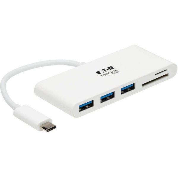 Tripp Lite 3-Port USB-C to USB-A 3x Hub Micro SD & SD/MMC Reader USB 3.1 Hub