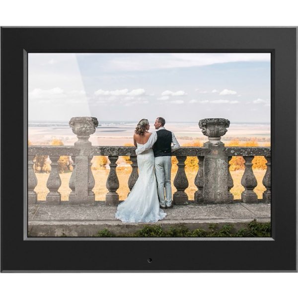 Aluratek 8" Slim Digital Photo Frame with Auto Slideshow Feature