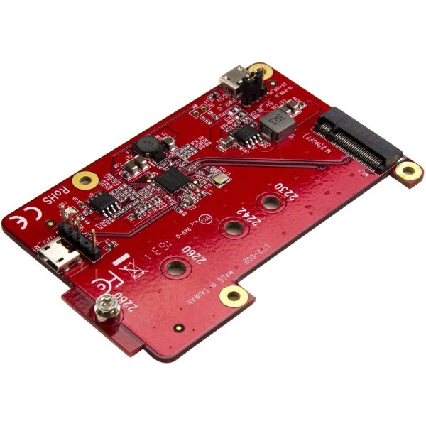 StarTech.com Raspberry Pi Board - USB 2.0 480Mbps - USB to M.2 SATA Converter - USB to SATA Raspberry Pi SSD