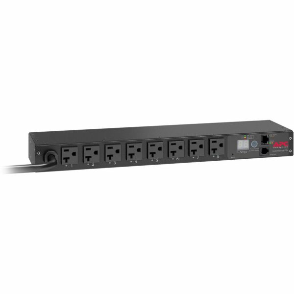 APC by Schneider Electric Rack PDU, Switched, 1U, 20A, 120V, (8)5-20