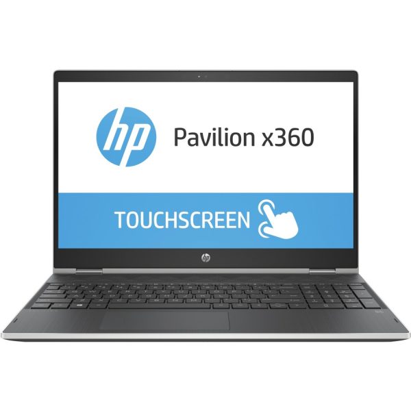 HP Pavilion x360 15-cr0000 15-cr0075nr 15.6" Touchscreen Convertible 2 in 1 Notebook - 1920 x 1080 - Intel Core i3 8th Gen i3-8130U Dual-core (2 Core) 2.20 GHz - 8 GB Total RAM - 1 TB HDD - Natural Silver, Ash Silver