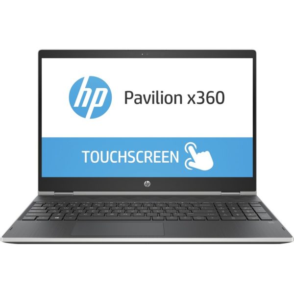 HP Pavilion x360 15-cr0000 15-cr0077nr 15.6" Touchscreen Convertible 2 in 1 Notebook - 1920 x 1080 - Intel Core i5 8th Gen i5-8250U Quad-core (4 Core) 1.60 GHz - 8 GB Total RAM - 256 GB SSD - Natural Silver, Ash Silver