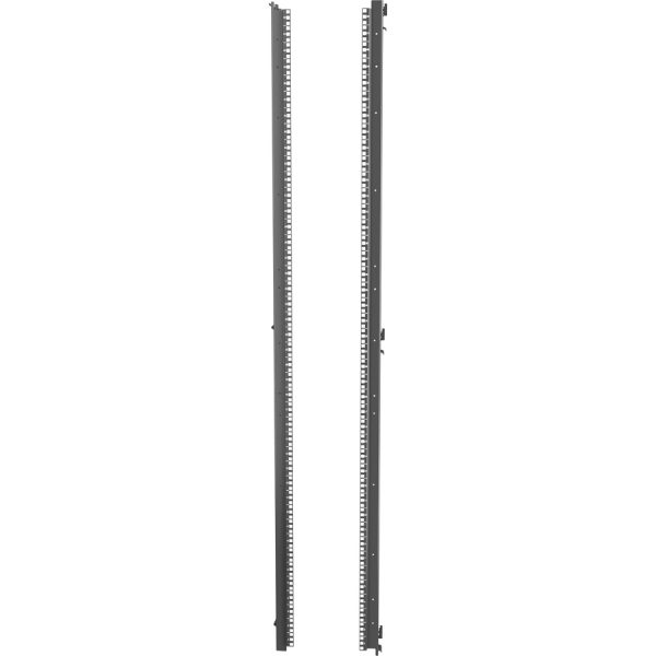 Vertiv VR 48U x 600mm Wide Server Rails Square Hole Black