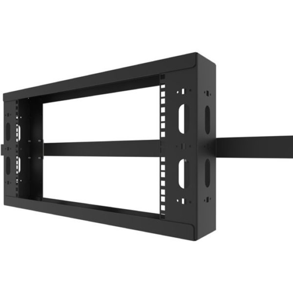 Legrand Q-Series Overhead Cable Pathway Rack, 3RU, Black