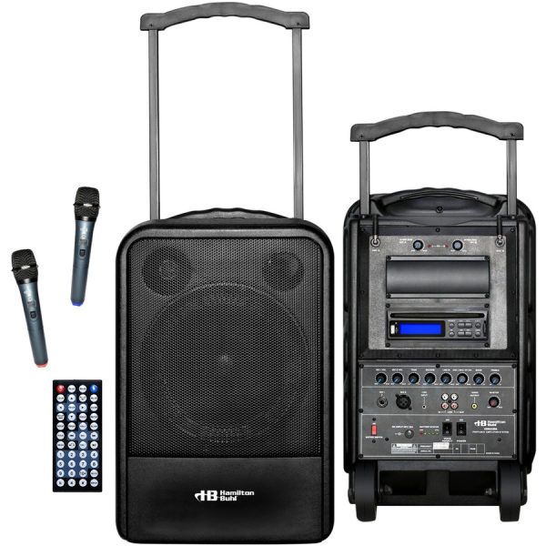 Hamilton Buhl High Quality PA System - DVD/CD/MP3 Bluetooth® and Wireless Handheld Microphones