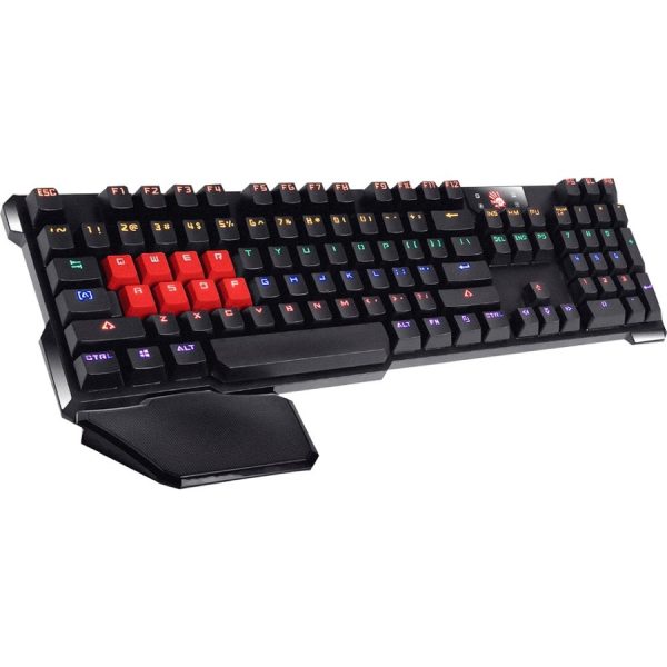 Bloody Gaming Optical Mechanical Gaming Keyboard, Backlit Adjustable