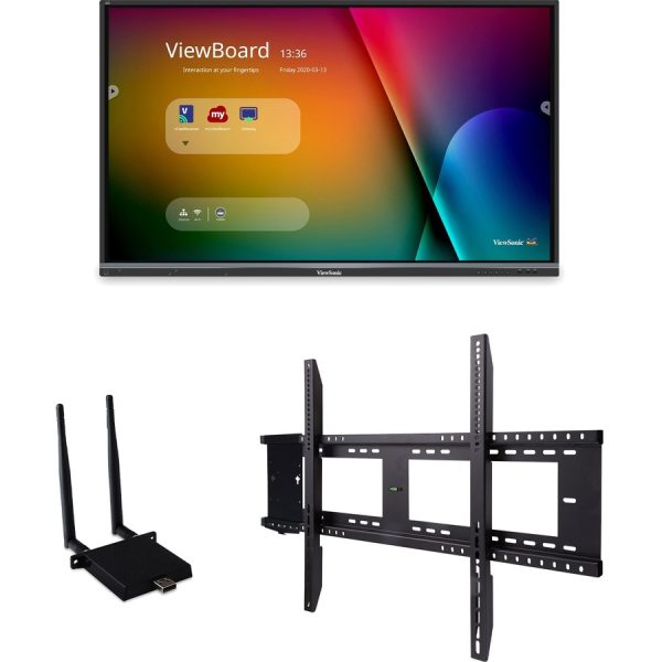 ViewSonic IFP5550-E1 - 55" ViewBoard 4K Ultra HD Interactive Flat Panel Bundle