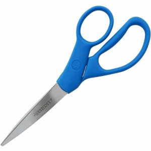 Acme United Corporation  All-purpose Scissors, Straight, 7" L, Blue Handle