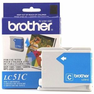 Brother  Ink Cartridge, 400 Page Yield, Cyan
