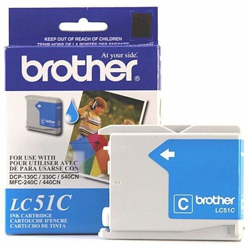 Brother Ink Cartridge, 400 Page Yield, Cyan