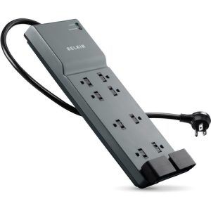 Belkin  Surge Protector, 3550 Joules, 8 Outlets, 6' Cord, Black