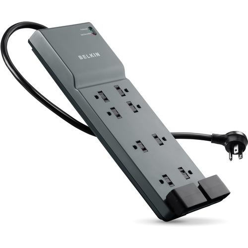 Belkin Surge Protector, 3550 Joules, 8 Outlets, 6' Cord, Black