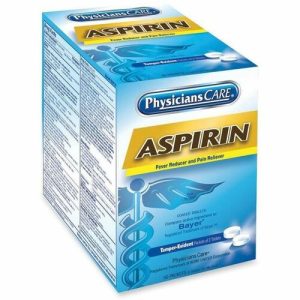 Acme United Corporation  Aspirin, Individual Packets, 2/PK, 50/BX
