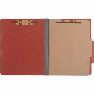 ACCO  Classification Folders,2" Exp,1 Partition,Ltr,10/BX,Earth RD