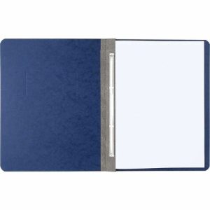 ACCO  Report Cover,3" Cap, 8-1/2" C-C,11"x8-1/2", Dk. Blue