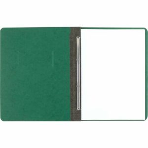 ACCO  Report Cover,3" Cap, 8-1/2" C-C,11"x8-1/2", Dk. Green