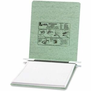 ACCO  Data Processing Binder, 6" Cap, 9-1/2"x11", Light Green