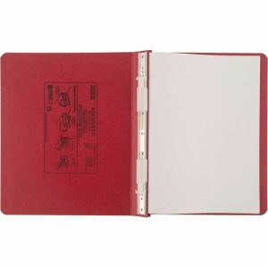 ACCO  Data Processing Binder, 6" Cap, 11"x8-1/2", Executive Red