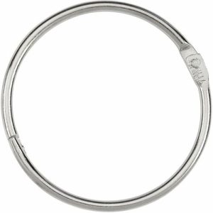 ACCO Ring Binder, Loose-Leaf, 3/4", 100/BX, Silver