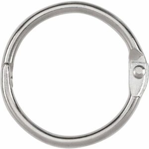 ACCO Ring Binder, Loose-Leaf, 1", 100/BX, Silver