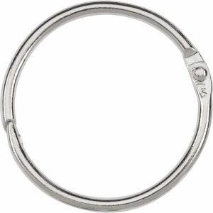 ACCO  Ring Binder, Loose-Leaf, 1-1/2", 100/BX, Silver