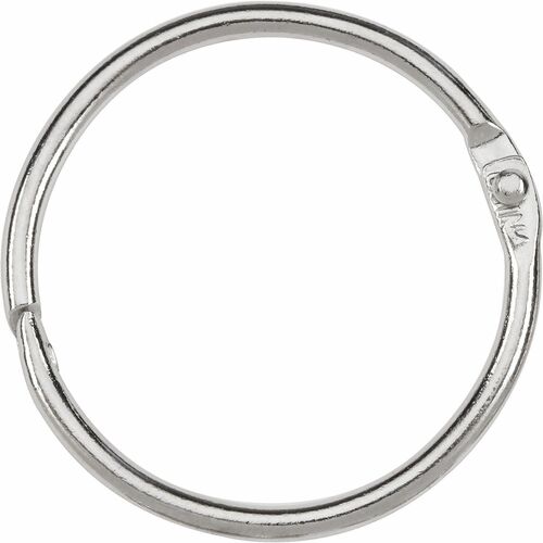 ACCO Ring Binder, Loose-Leaf, 1-1/2", 100/BX, Silver