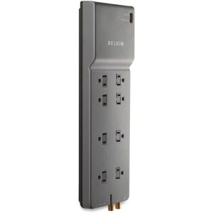 Belkin  Surge Protector, 8 Outlets, 12ft Cord, BK