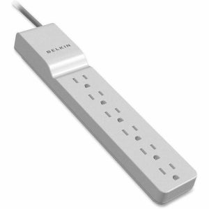 Belkin  Surge Protector, 6 Outlet, 720 Joules, 4' Cord, White