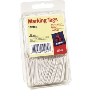 Avery  Marking Tags,Cardstock,Strung,1-3/4"x1-3/32",100/PK,36/CT,WE