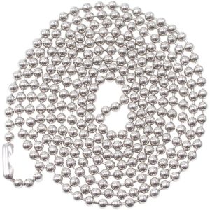 Advantus Corp. ID Badge Chain, 36", 100/BX, Metallic