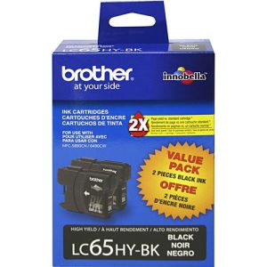 Brother  Ink Cartridge, 900 Page Yield, 2/PK, Black