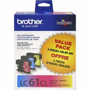 Brother  Ink Cartridge, 325 Page Yield, 3/PK, Cyan/Magenta/Yellow