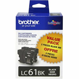 Brother  Ink Cartridge, 450 Page Yield, 2/PK, Black