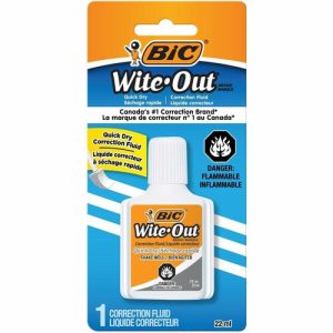Bic  Correction Fluid, Quick Dry, 20ml, White