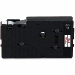 Brother  Tape Cartridge, 1/2" Size, 2/PK, Red/White