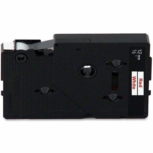 Brother Tape Cartridge, 1/2" Size, 2/PK, Red/White