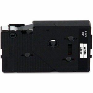 Brother  Tape Cartridge, 3/8" Size, White/Clear