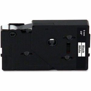Brother  Tape Cartridge, 3/8" Size, Black/White