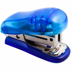Baumgartens  Mini Stapler, Plastic, Translucent Assorted