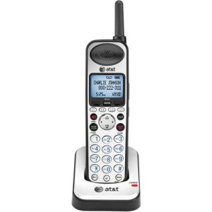 AT&T  Cordless Handset,w/ CID/Waiting,Speakerphone,Black/Silver