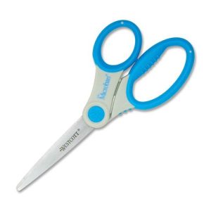 Acme United Corporation Scissors, Antimicrobial, 7" Straight, Assorted Handles