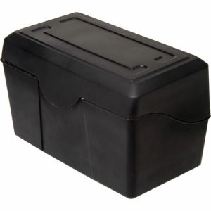 Advantus Corp. Index Card Holders, 4"x6", Black