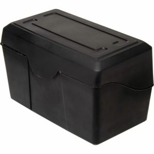Advantus Corp. Index Card Holders, 5"x8", Black