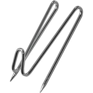Advantus Corp.  Panel Wall Wire Hooks, Lightweight Cap, 25/PK, Silver Metal