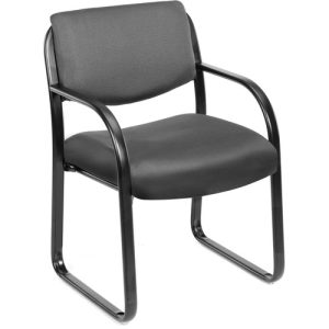 Boss Office Products  Chair,Guest,w/Arms,Fabric,23"x24-1/2"x34-1/2",GY