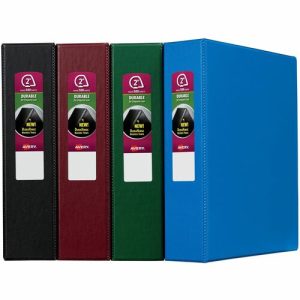 Avery  Binder, DuraHinge, 2 Pockets, 2" Cap,Letter, 12/CT, AST