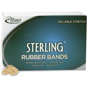 Alliance Rubber Company Rubber Bands, Latex Free, No.8, 7/8"x1/16", 7100/BX, CPE