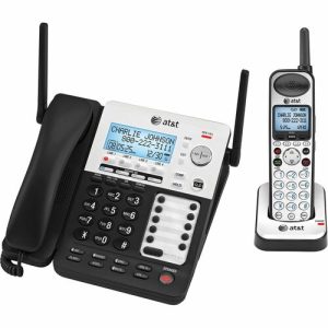 AT&T  Phone System, Expdbl,4-Line, Dect 6.0, Caller ID, BK/SR